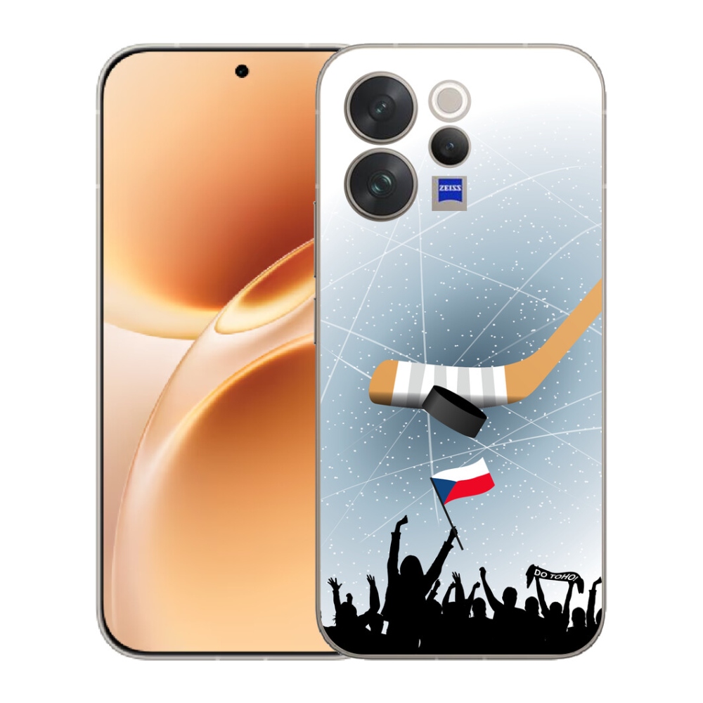Gelový kryt mmCase na Vivo V70 - fanoušci hokeje