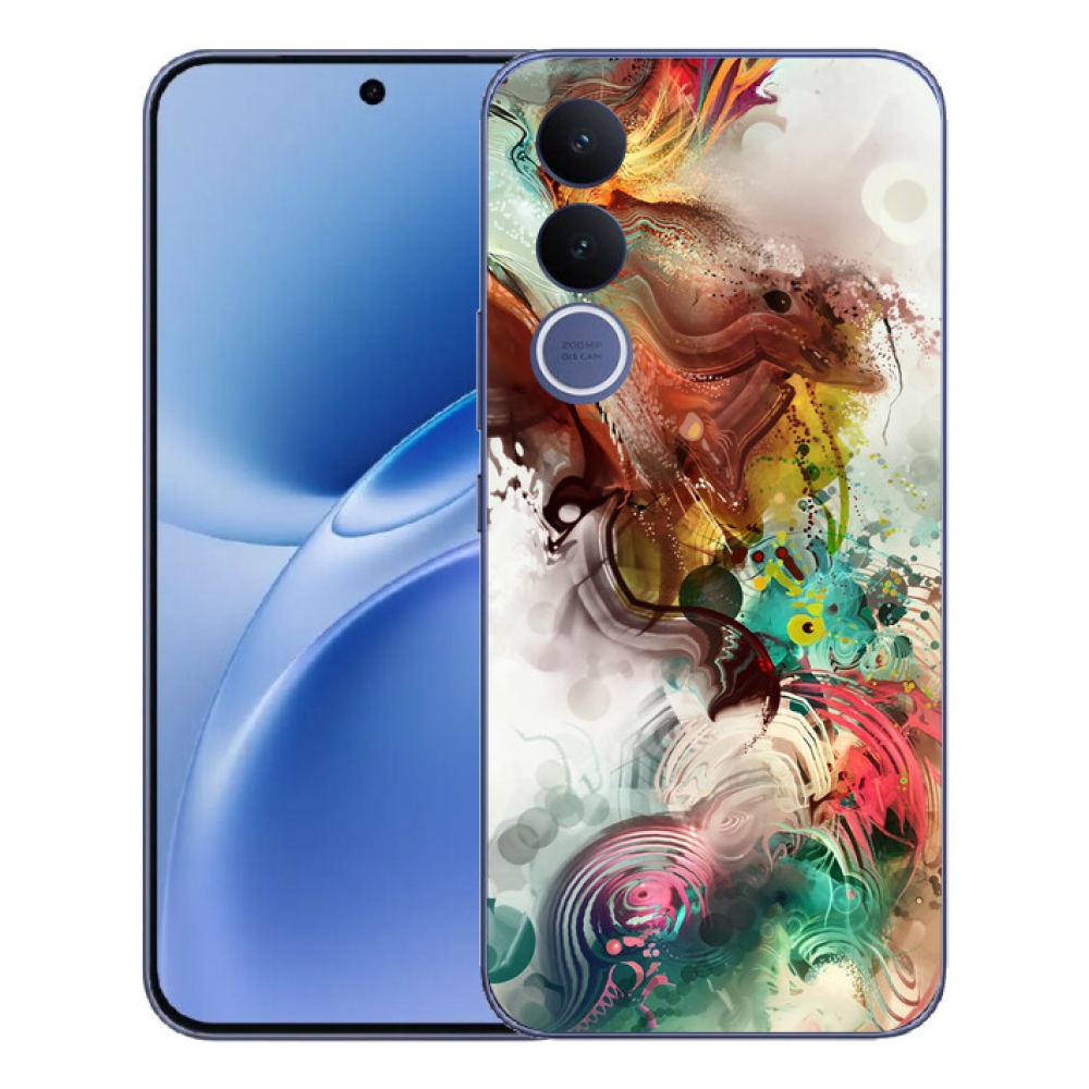 Gelový kryt mmCase na Vivo V70 FE - abstrakt 1