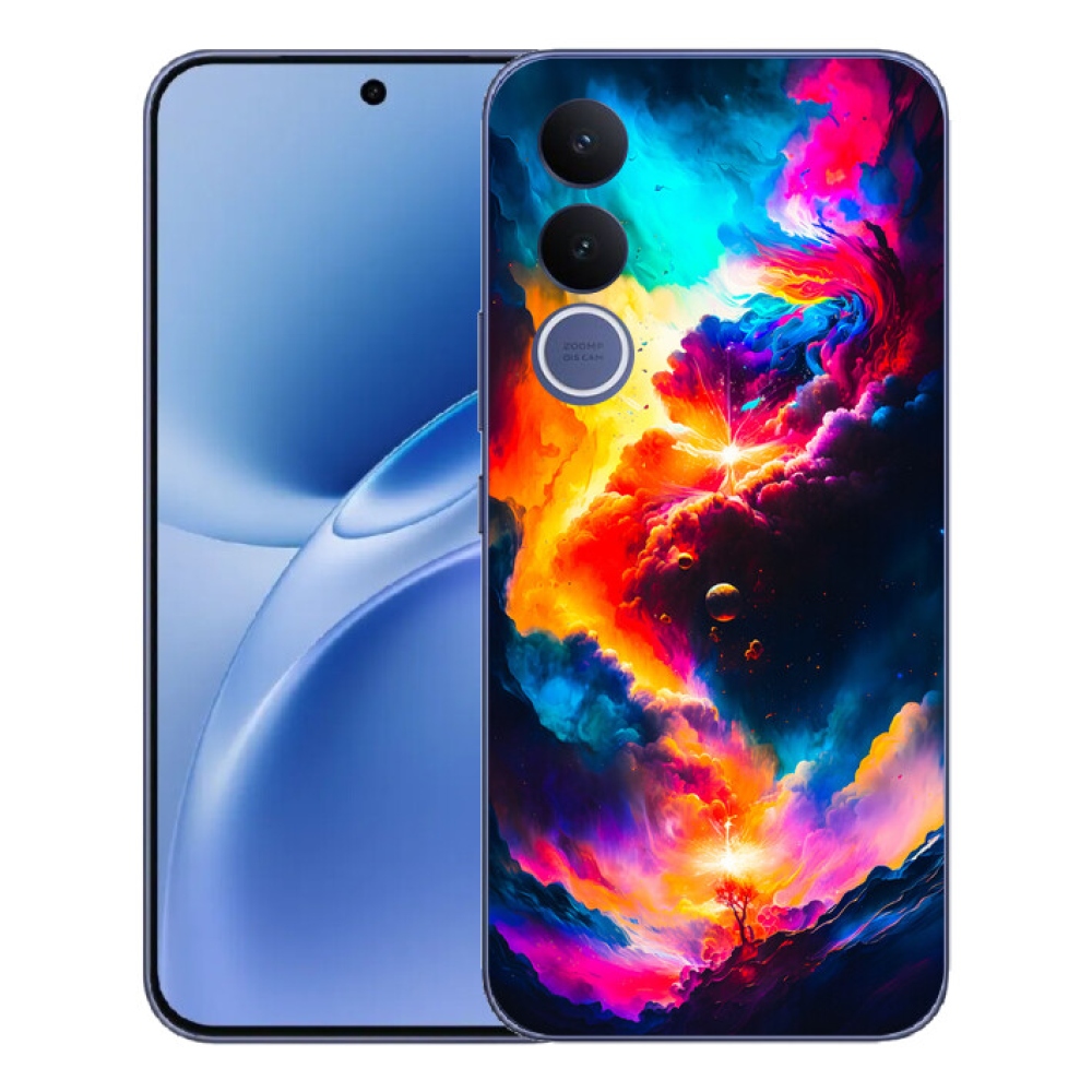 Gelový kryt mmCase na Vivo V70 FE - abstraktní motiv