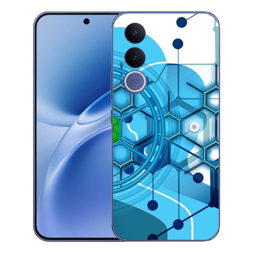 Gelový kryt mmCase na Vivo V70 FE - abstraktní vzor 2