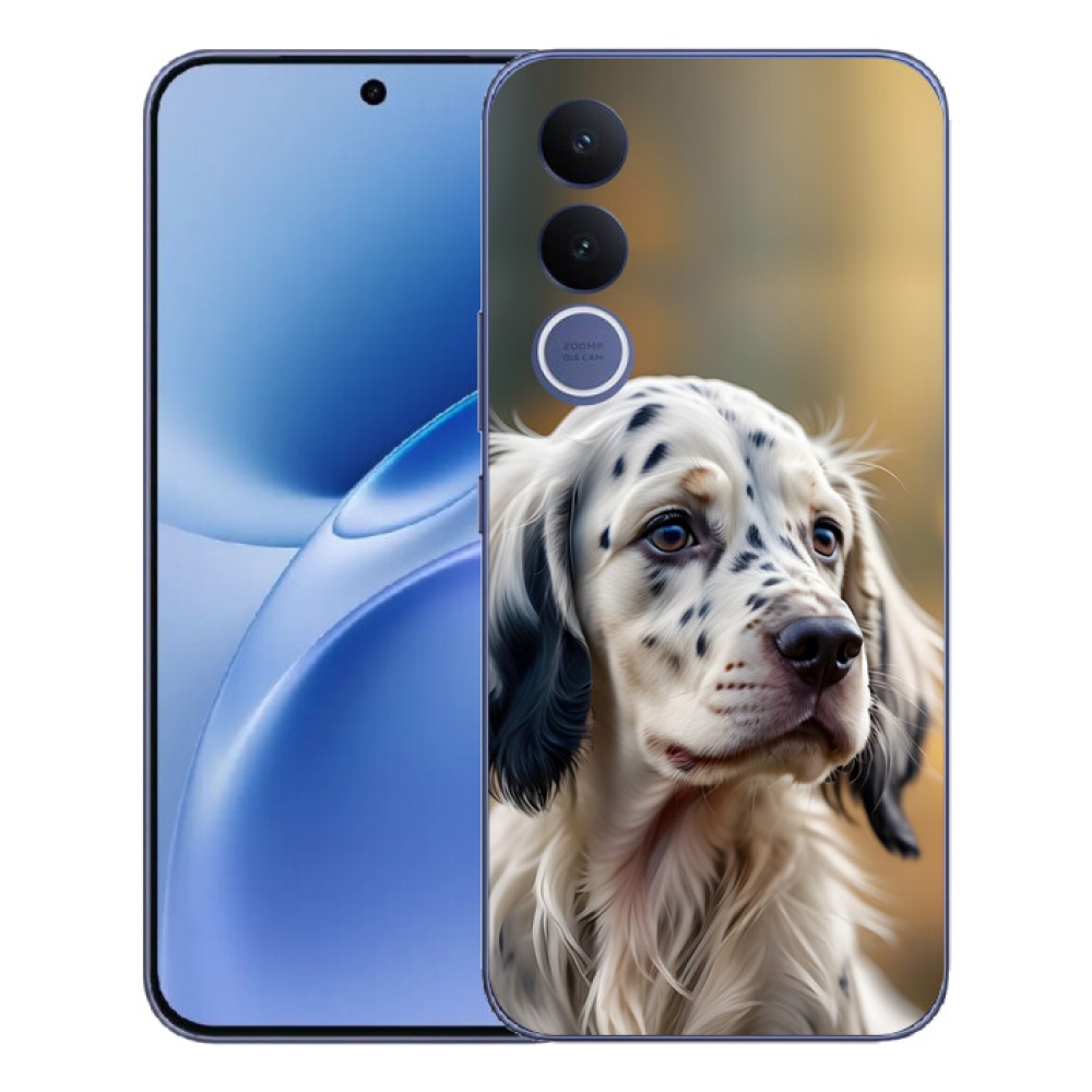 Gelový kryt mmCase na Vivo V70 FE - anglický setr