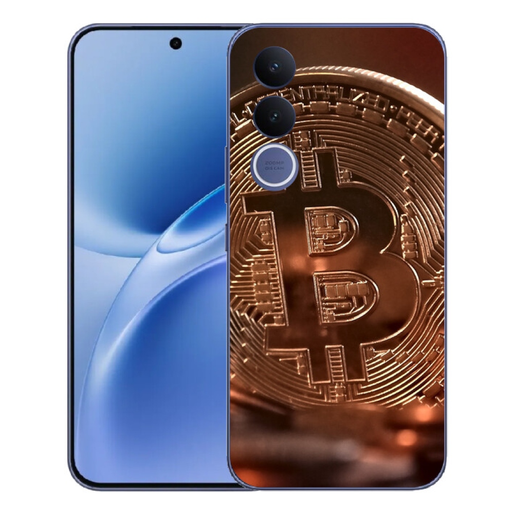 Gelový kryt mmCase na Vivo V70 FE - bitcoin