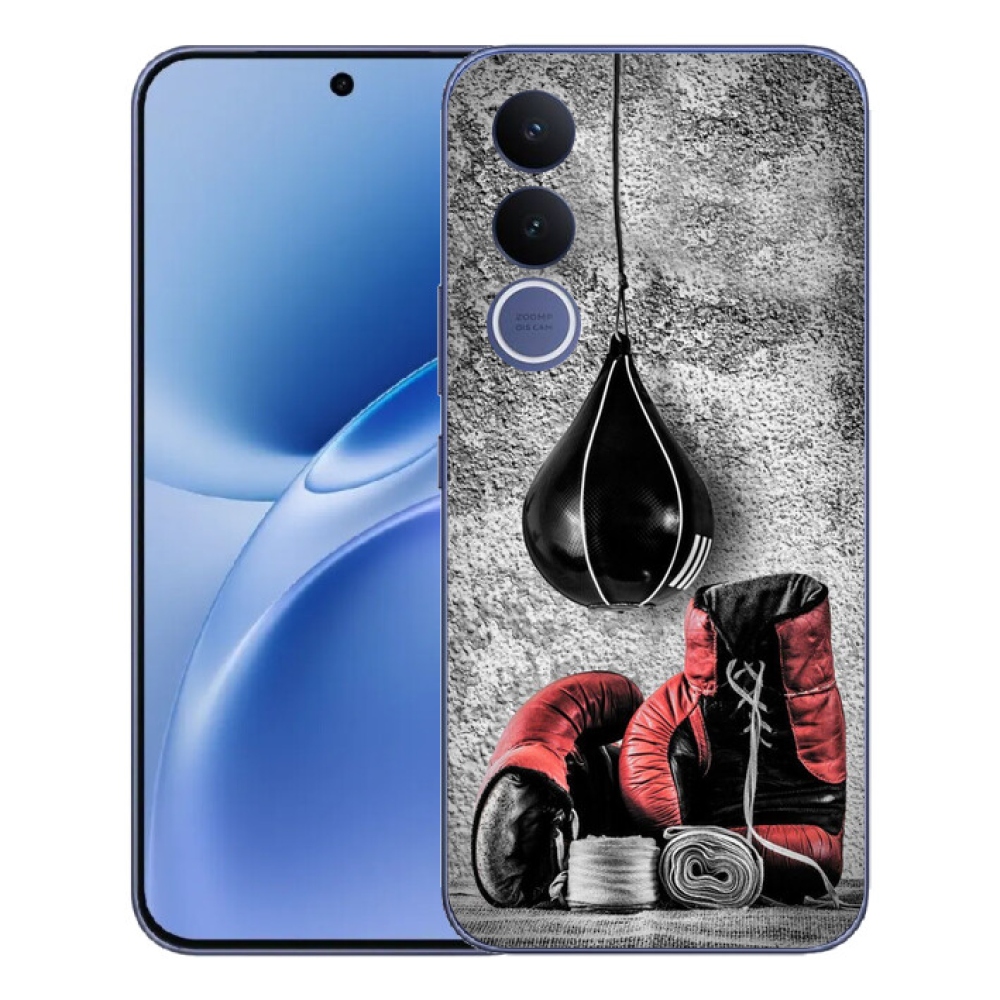 Gelový kryt mmCase na Vivo V70 FE - boxovací pytel a rukavice