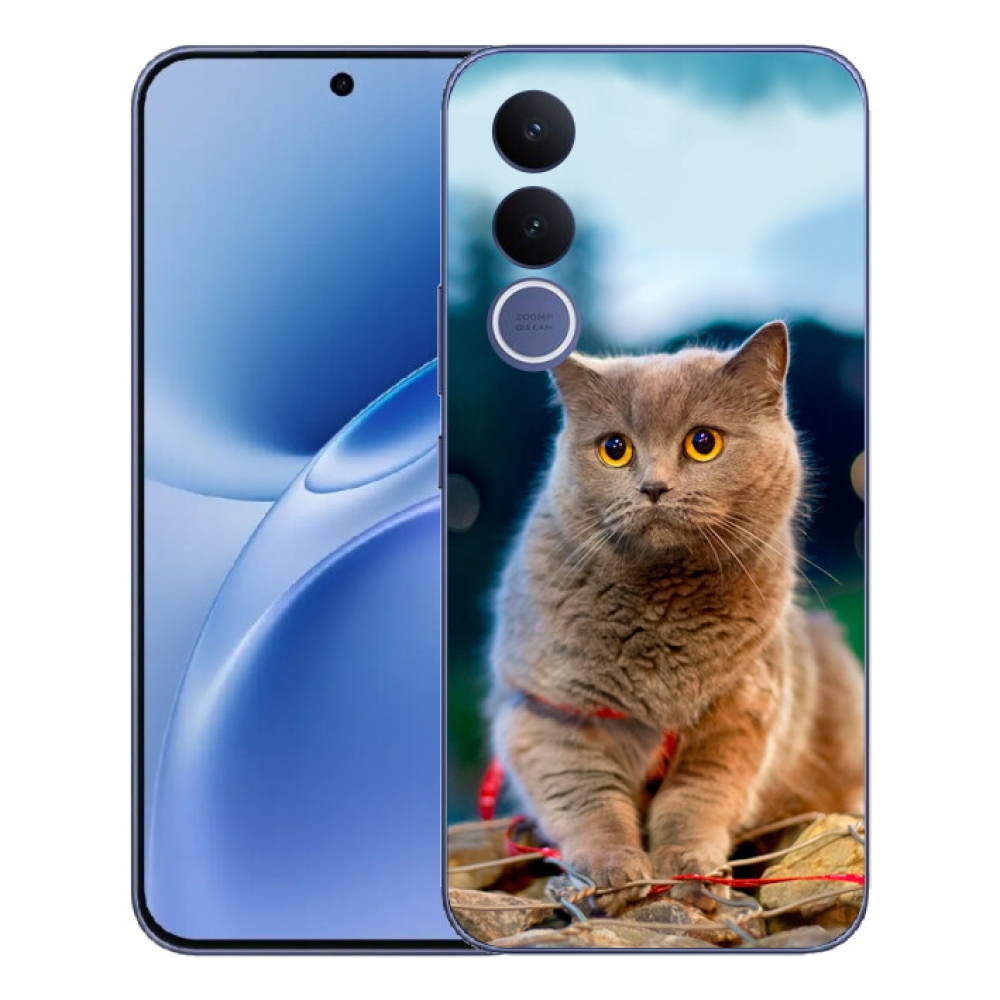 Gelový kryt mmCase na Vivo V70 FE - britská modrá 2