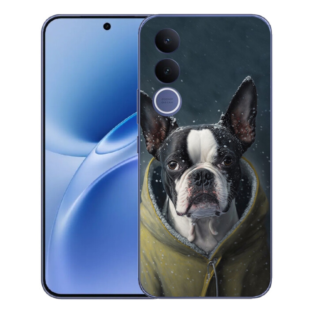 Gelový kryt mmCase na Vivo V70 FE - buldoček
