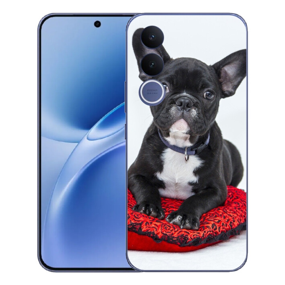 Gelový kryt mmCase na Vivo V70 FE - buldok