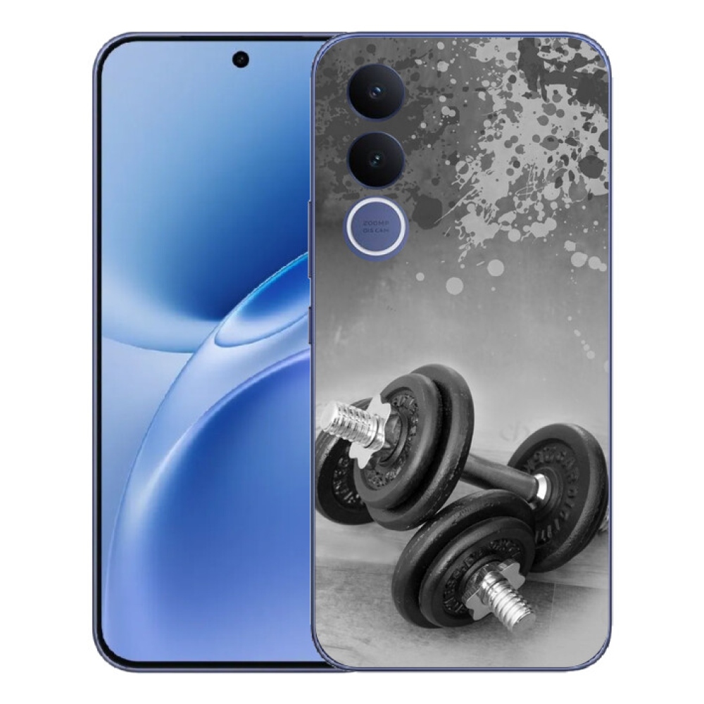 Gelový kryt mmCase na Vivo V70 FE - činky 1