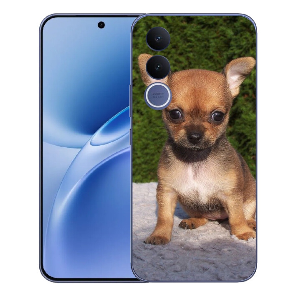Gelový kryt mmCase na Vivo V70 FE - čivava 3