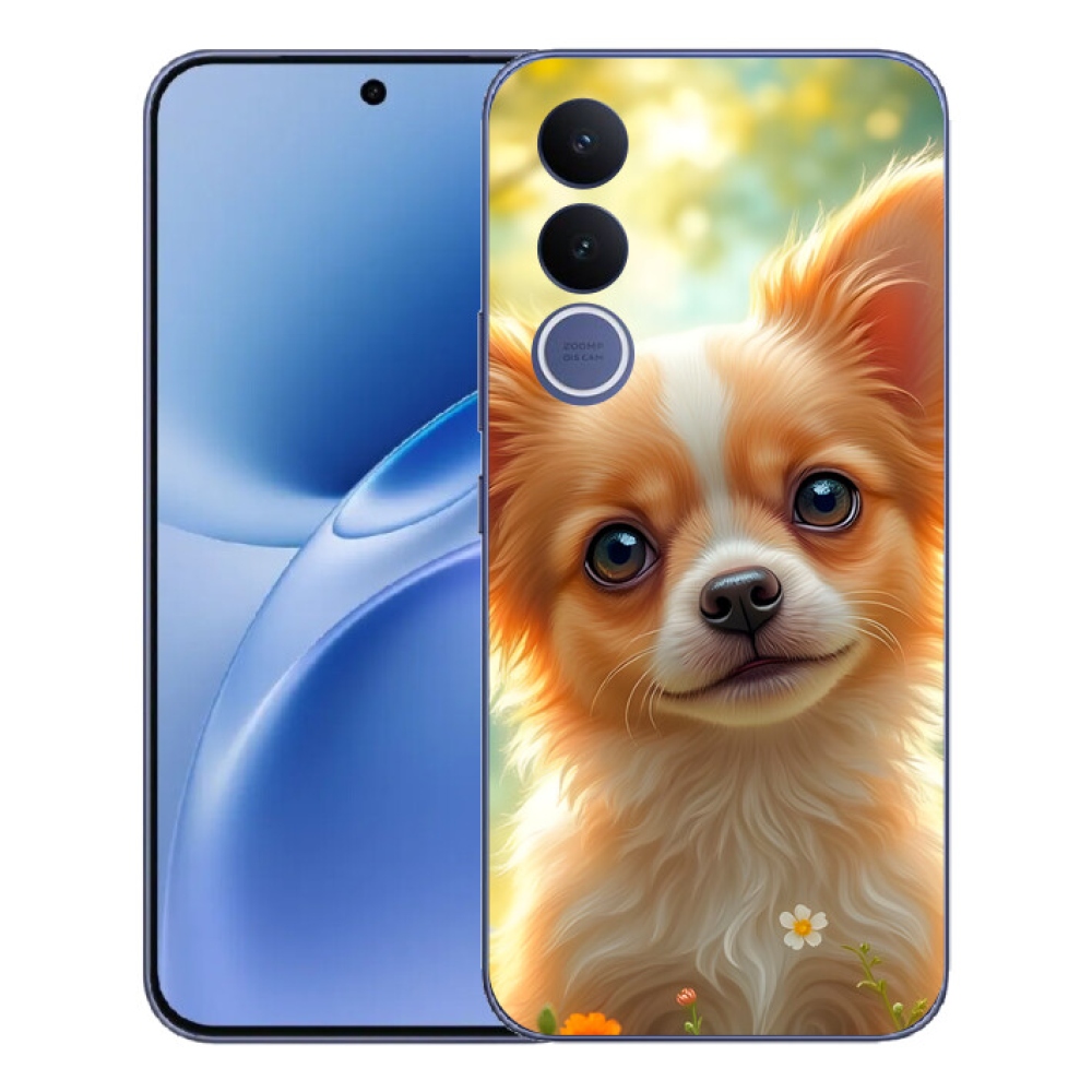Gelový kryt mmCase na Vivo V70 FE - čivava 5