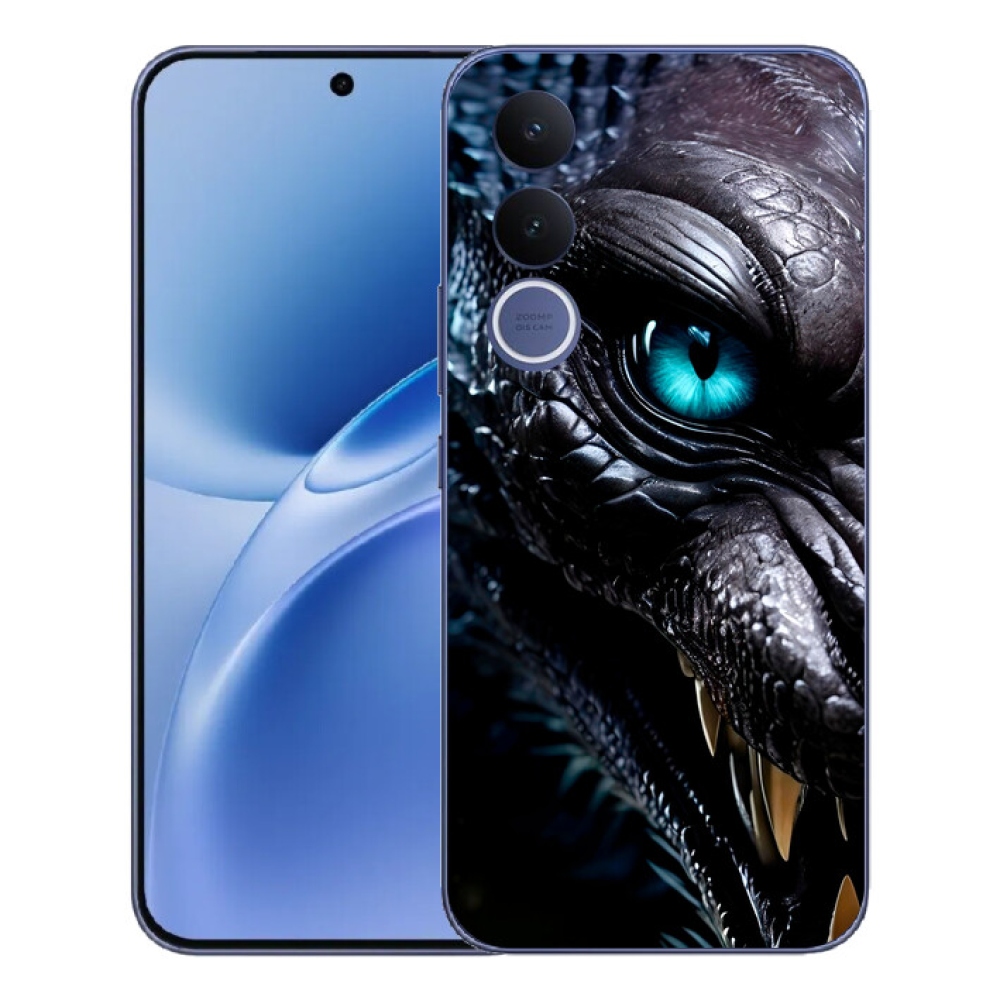 Gelový kryt mmCase na Vivo V70 FE - dračí pohled