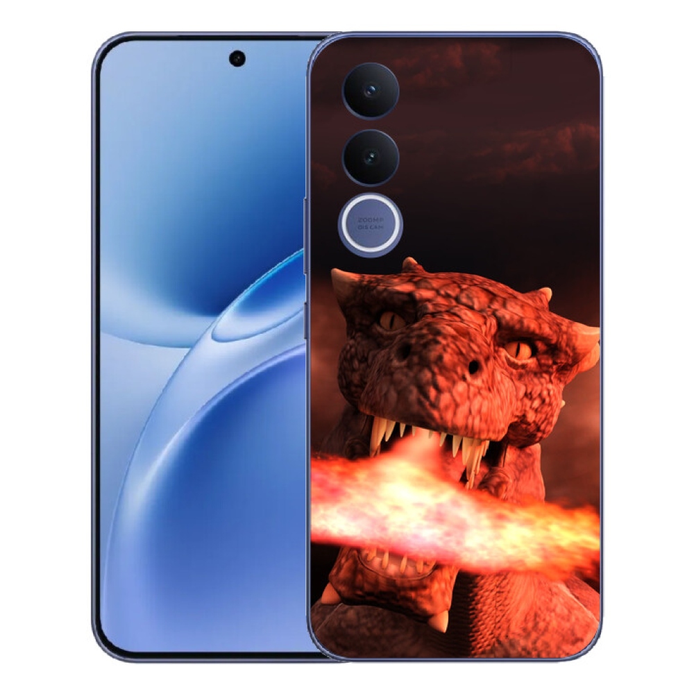 Gelový kryt mmCase na Vivo V70 FE - drak