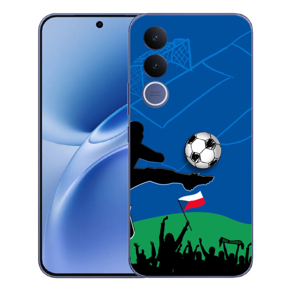 Gelový kryt mmCase na Vivo V70 FE - fanoušci fotbalu