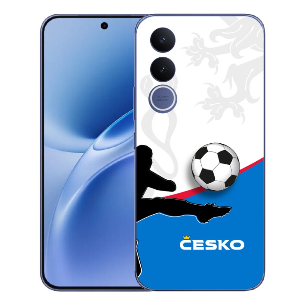 Gelový kryt mmCase na Vivo V70 FE - fotbal Česko 3