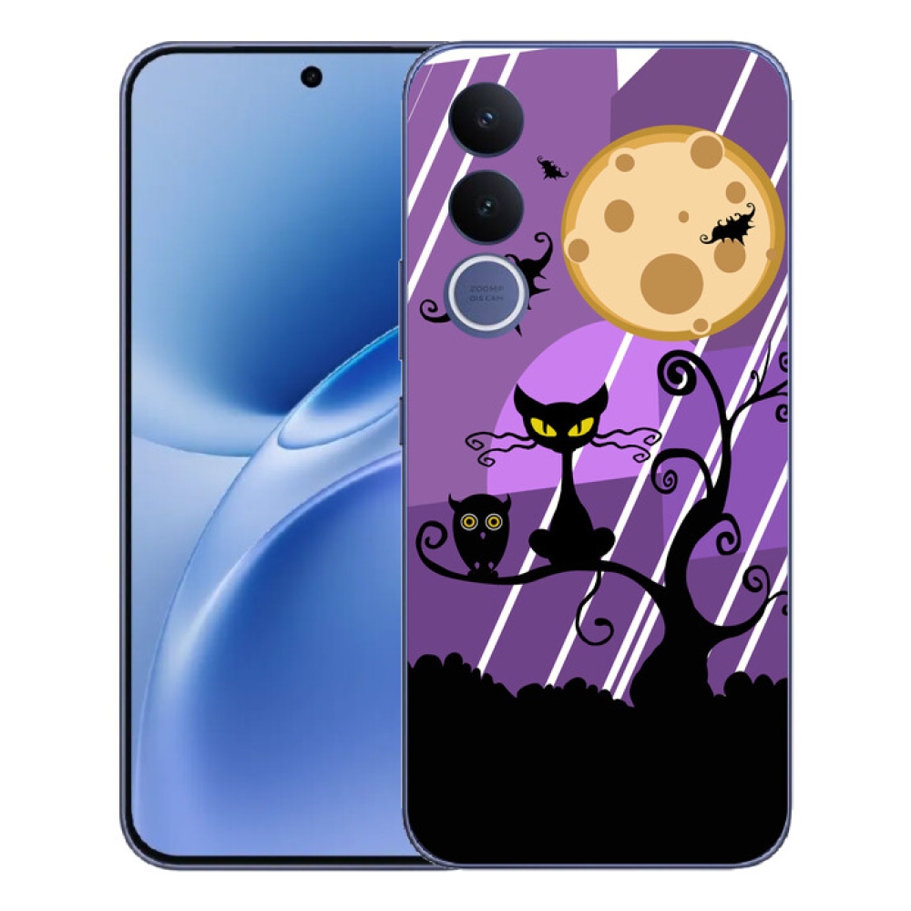 Gelový kryt mmCase na Vivo V70 FE - halloween