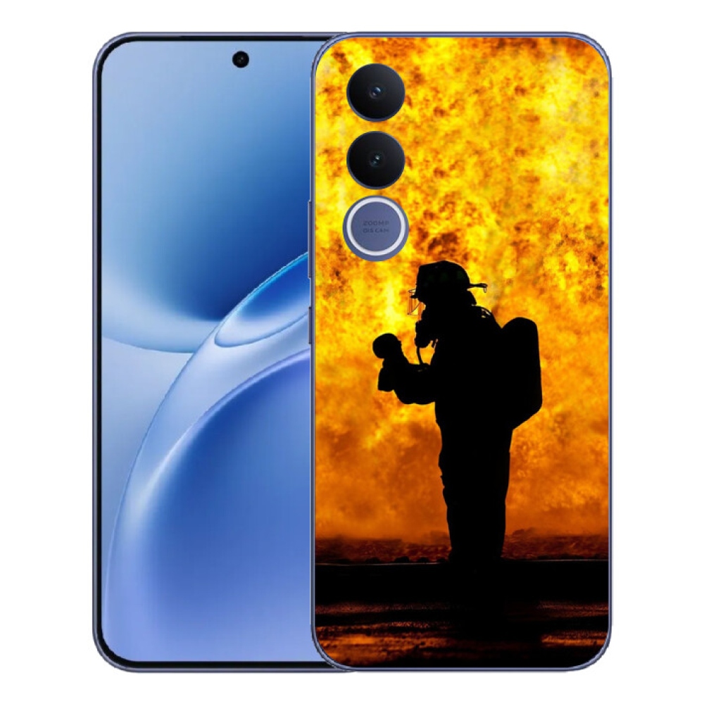 Gelový kryt mmCase na Vivo V70 FE - hasič