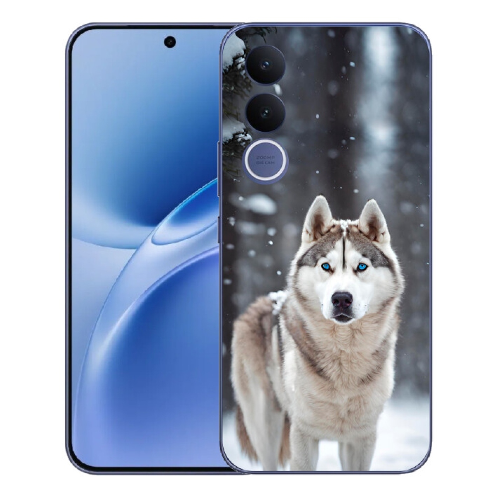 Gelový kryt mmCase na Vivo V70 FE - husky 2
