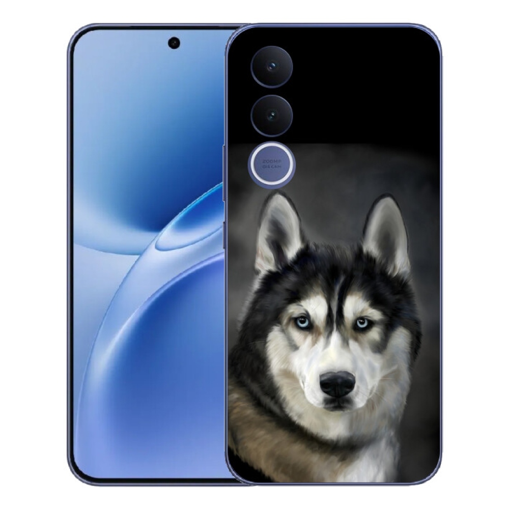 Gelový kryt mmCase na Vivo V70 FE - husky