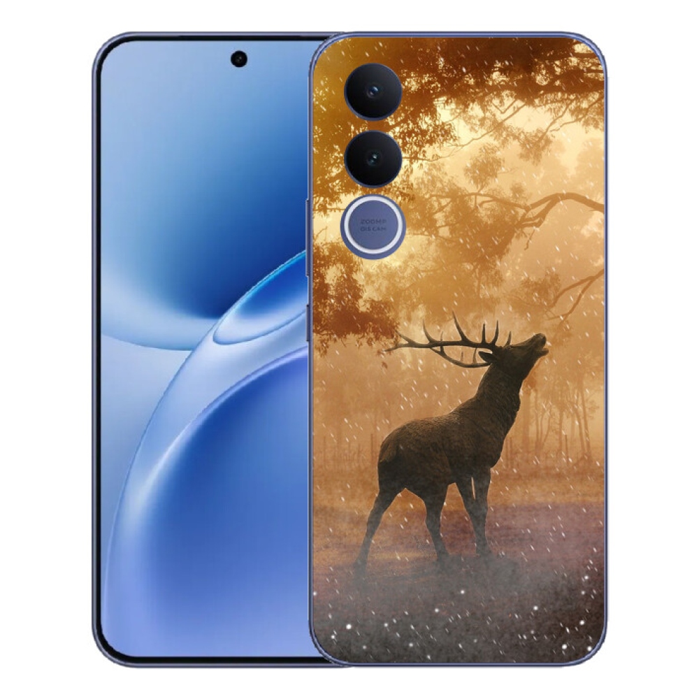 Gelový kryt mmCase na Vivo V70 FE - jelen v říji