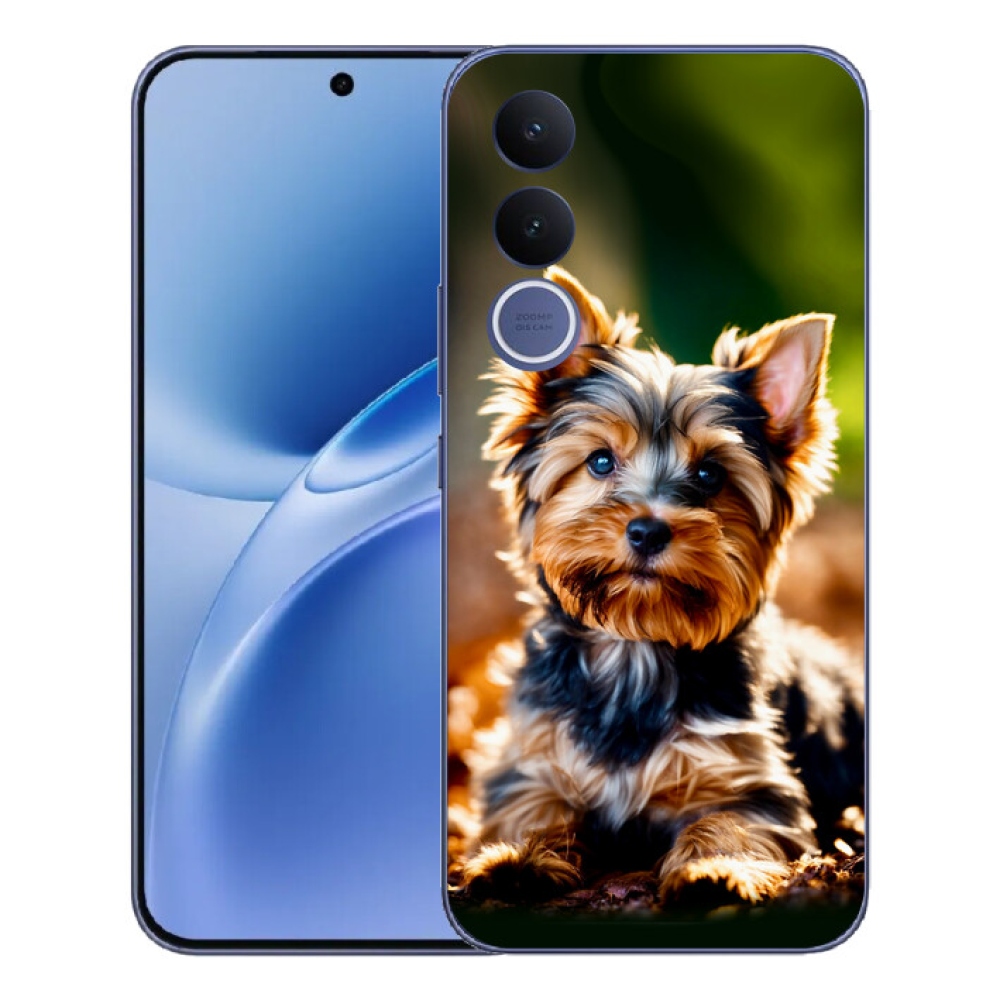 Gelový kryt mmCase na Vivo V70 FE - jorkšír 10