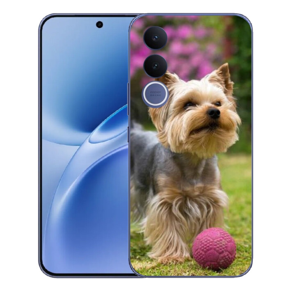Gelový kryt mmCase na Vivo V70 FE - jorkšír 4