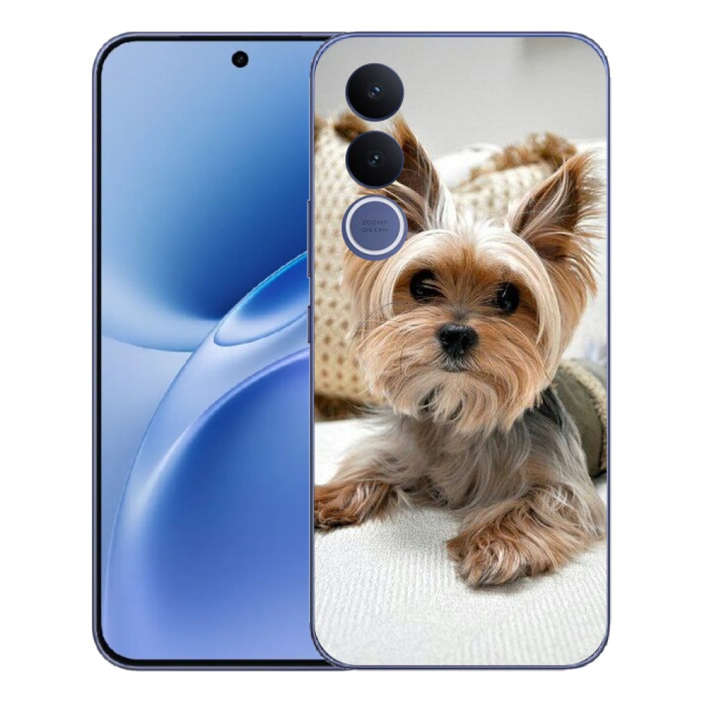 Gelový kryt mmCase na Vivo V70 FE - jorkšír 5