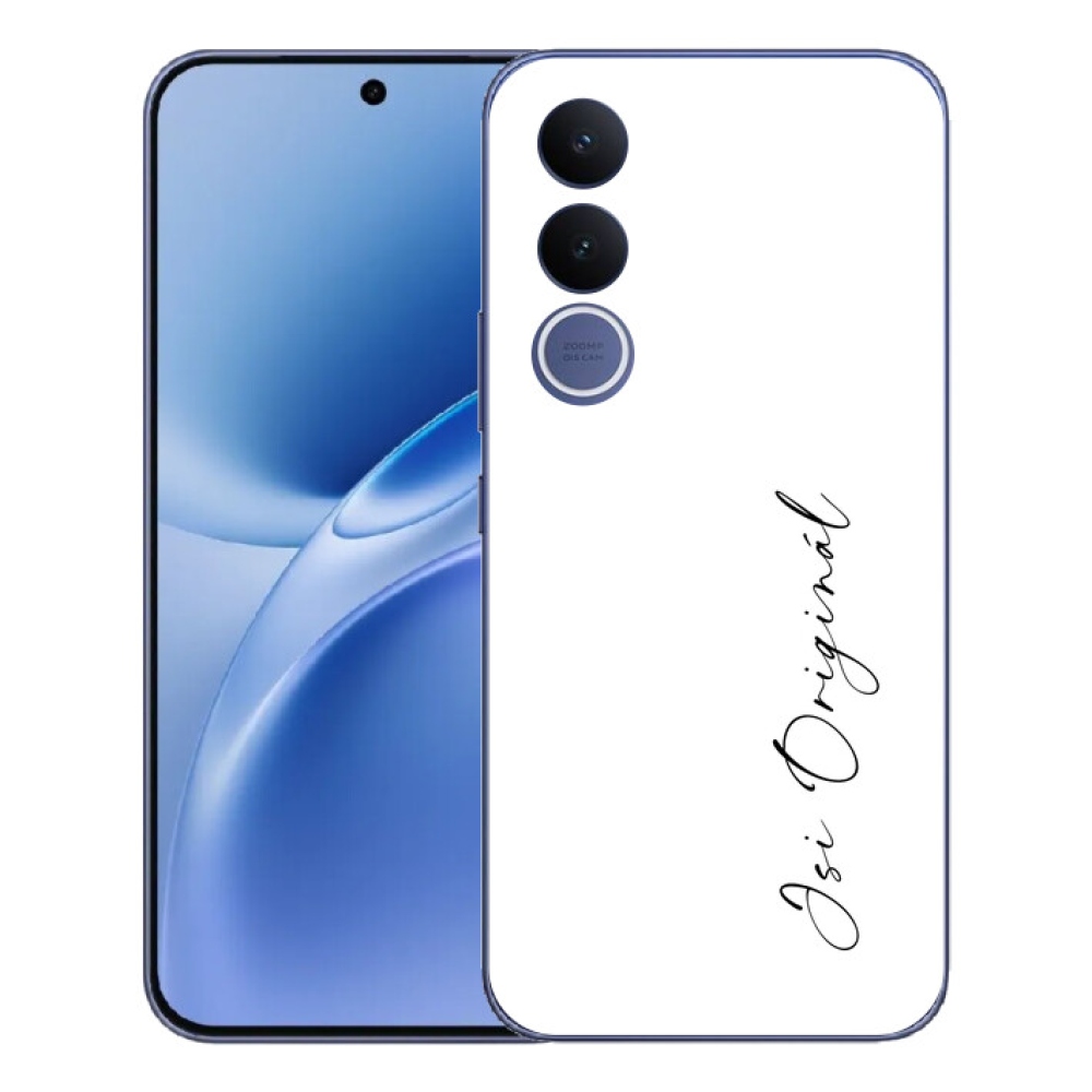 Gelový kryt mmCase na Vivo V70 FE - jsi originál bílé pozadí