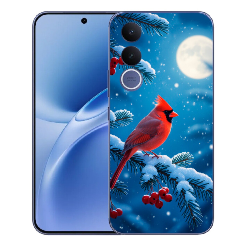 Gelový kryt mmCase na Vivo V70 FE - kardinál červený
