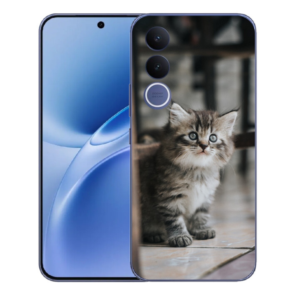 Gelový kryt mmCase na Vivo V70 FE - koťátko
