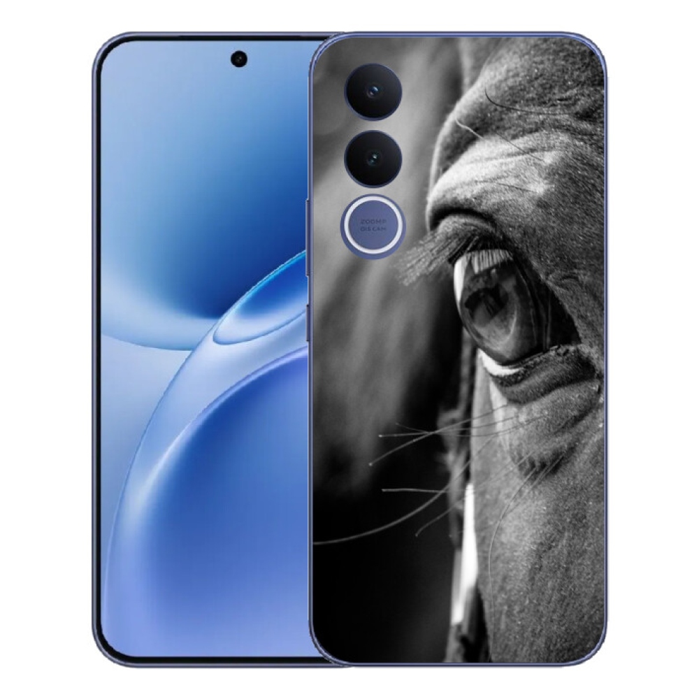 Gelový kryt mmCase na Vivo V70 FE - koňský pohled