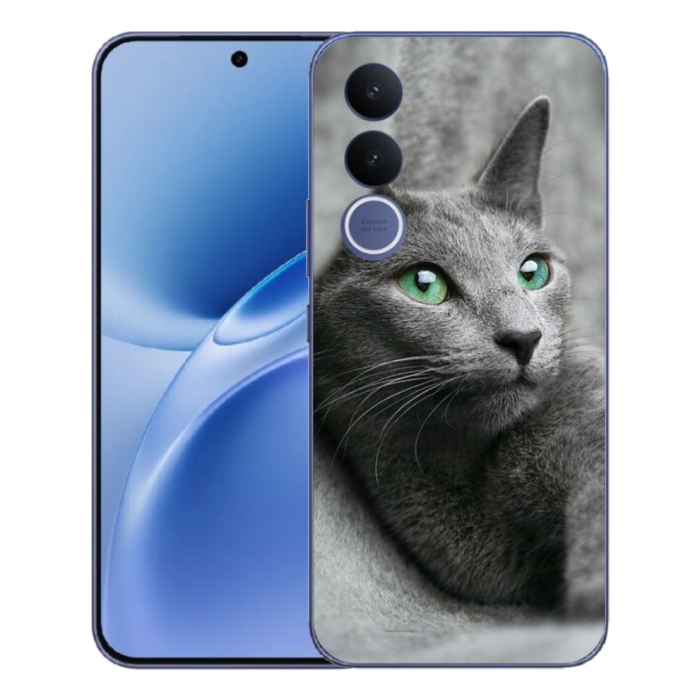 Gelový kryt mmCase na Vivo V70 FE - kočka 2