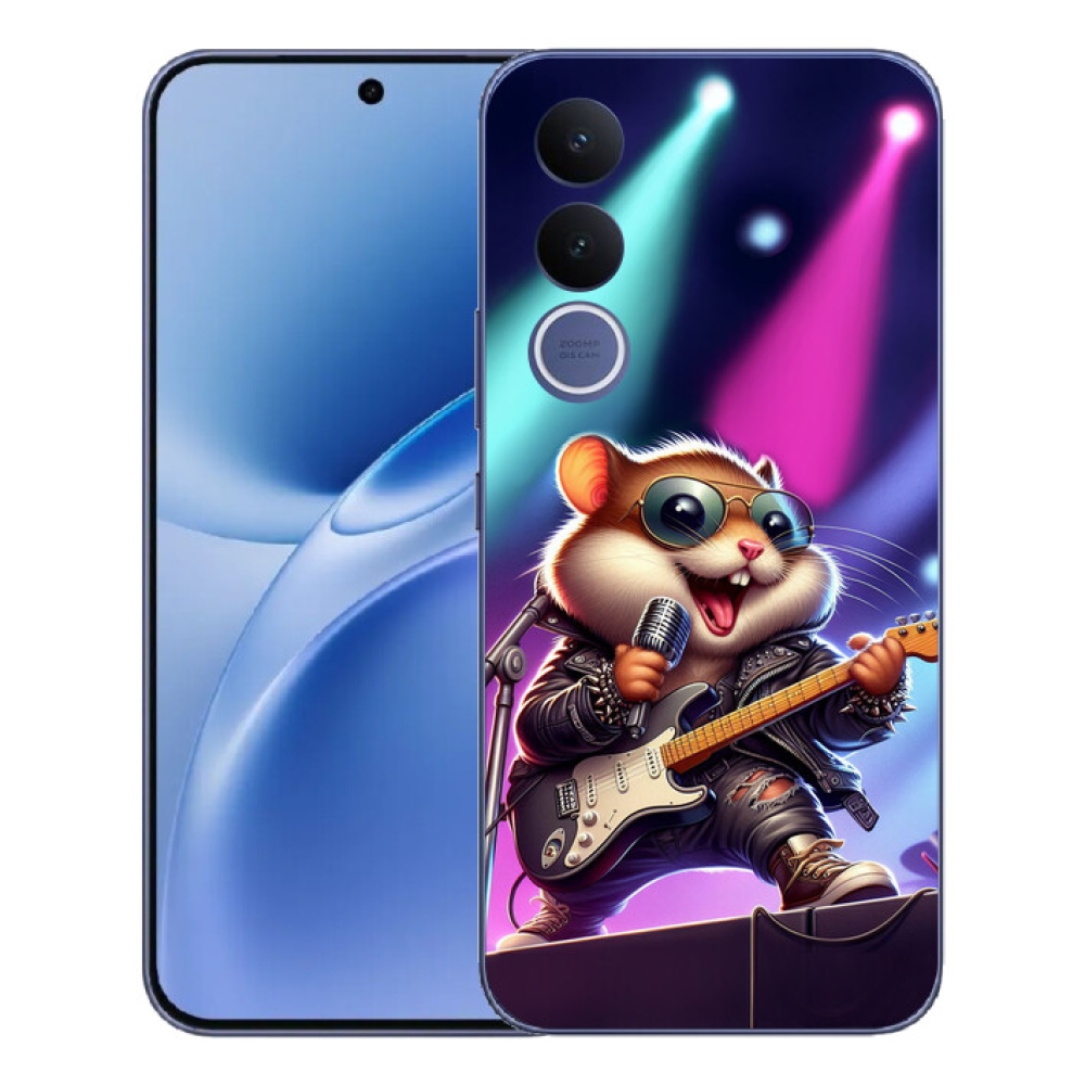 Gelový kryt mmCase na Vivo V70 FE - křeček rocker