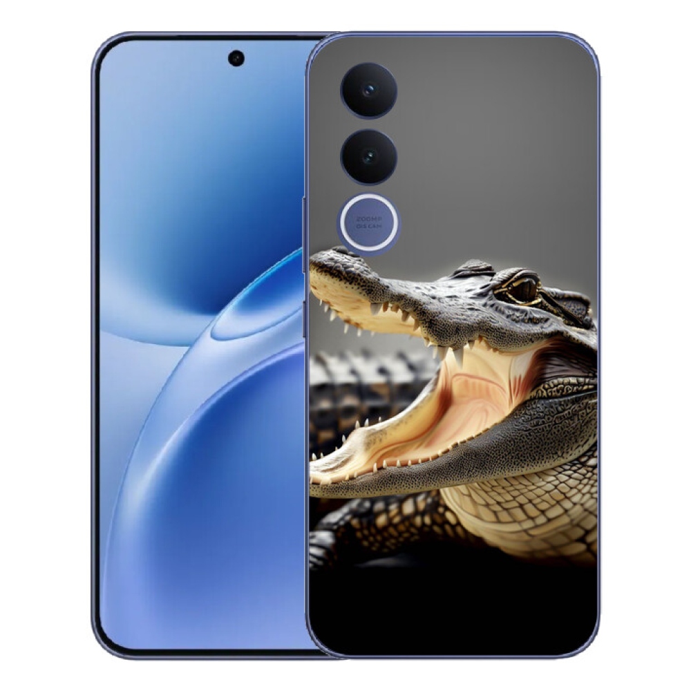 Gelový kryt mmCase na Vivo V70 FE - krokodýl