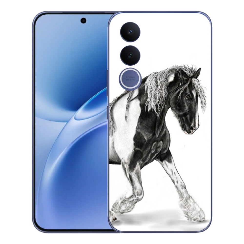 Gelový kryt mmCase na Vivo V70 FE - kůň