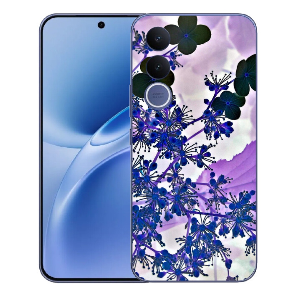 Gelový kryt mmCase na Vivo V70 FE - květ hortenzie