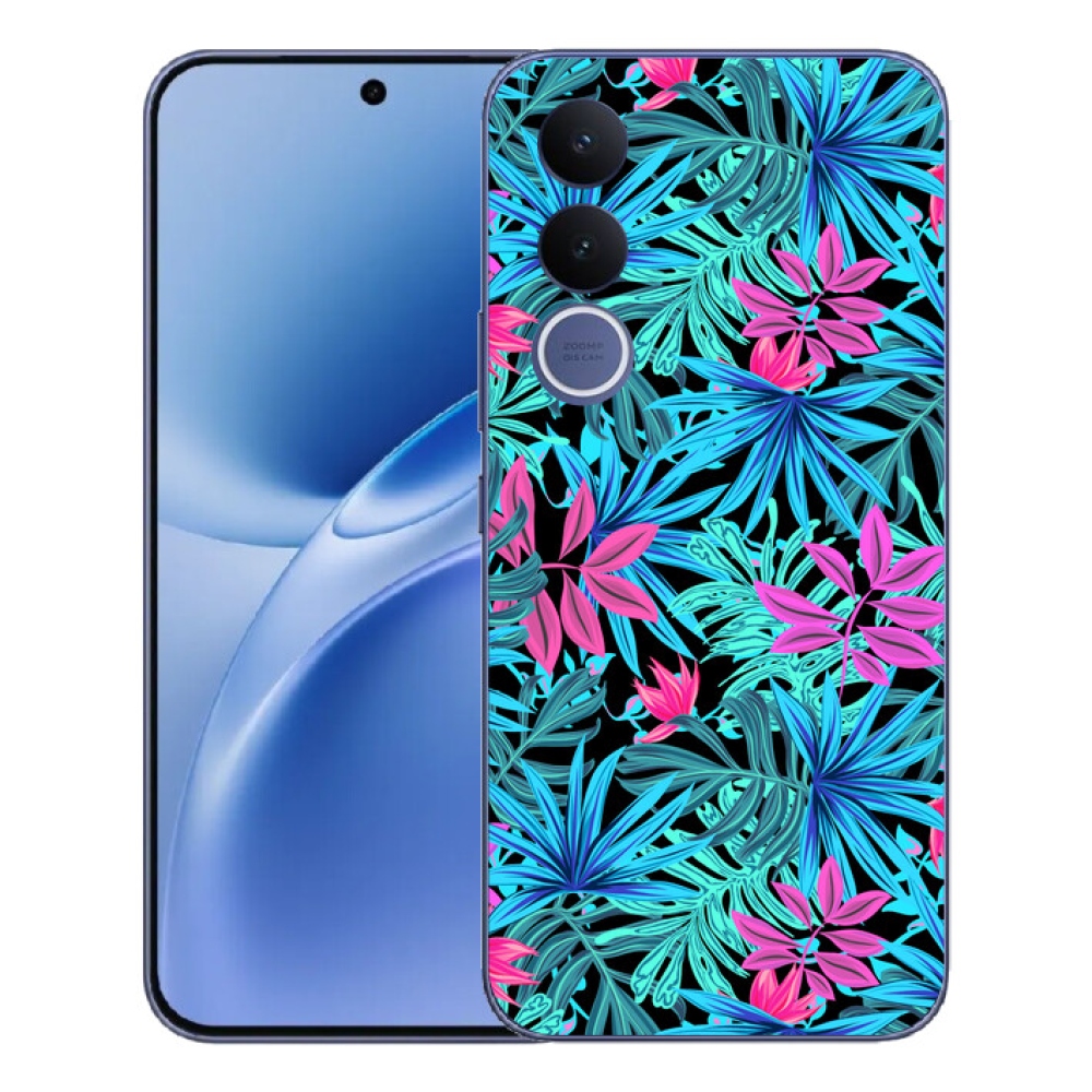 Gelový kryt mmCase na Vivo V70 FE - květiny 3