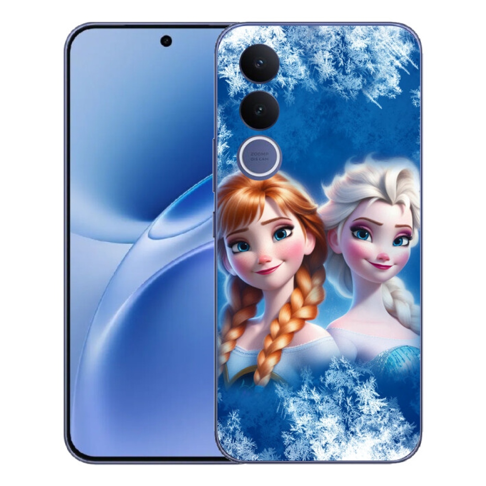 Gelový kryt mmCase na Vivo V70 FE - ledové království 2