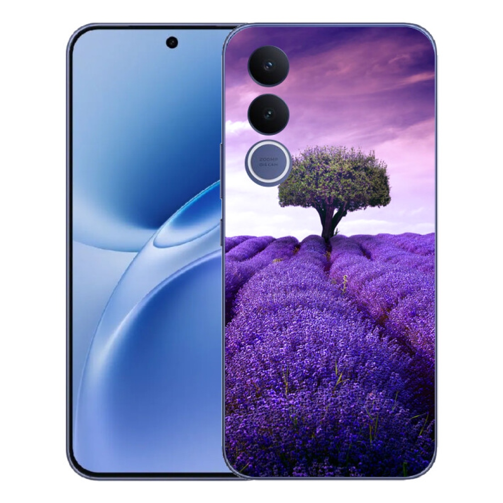 Gelový kryt mmCase na Vivo V70 FE - levandulová louka