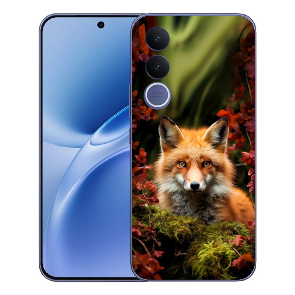 Gelový kryt mmCase na Vivo V70 FE - liška v lese