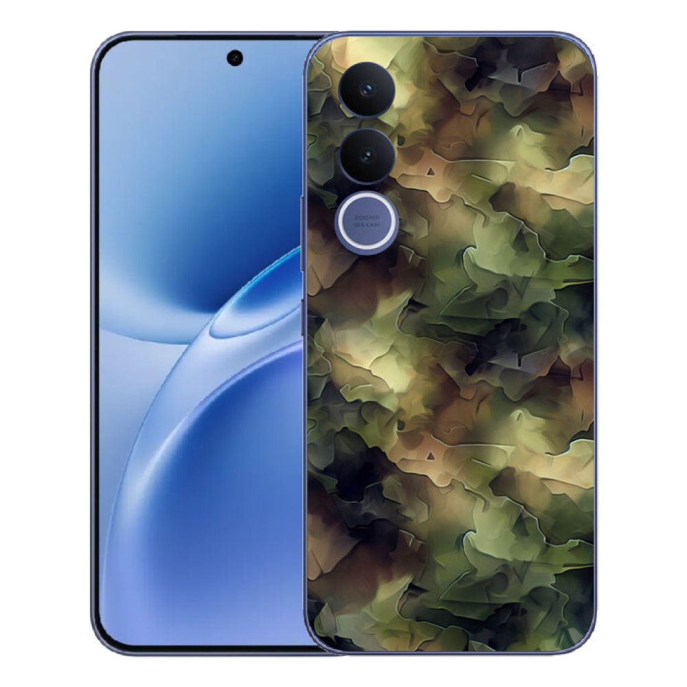 Gelový kryt mmCase na Vivo V70 FE - maskáčový vzor 10