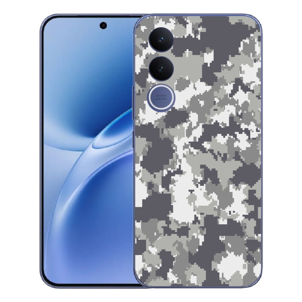 Gelový kryt mmCase na Vivo V70 FE - maskáčový vzor 2