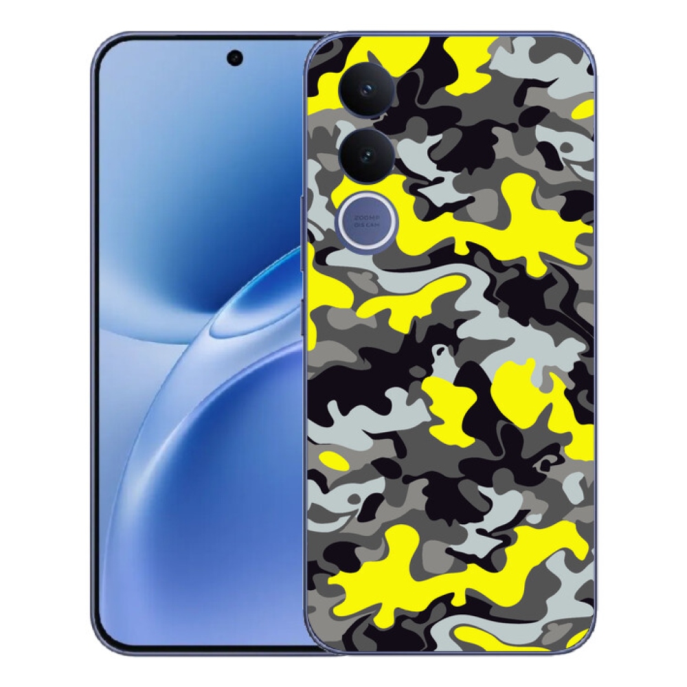 Gelový kryt mmCase na Vivo V70 FE - maskáčový vzor 6