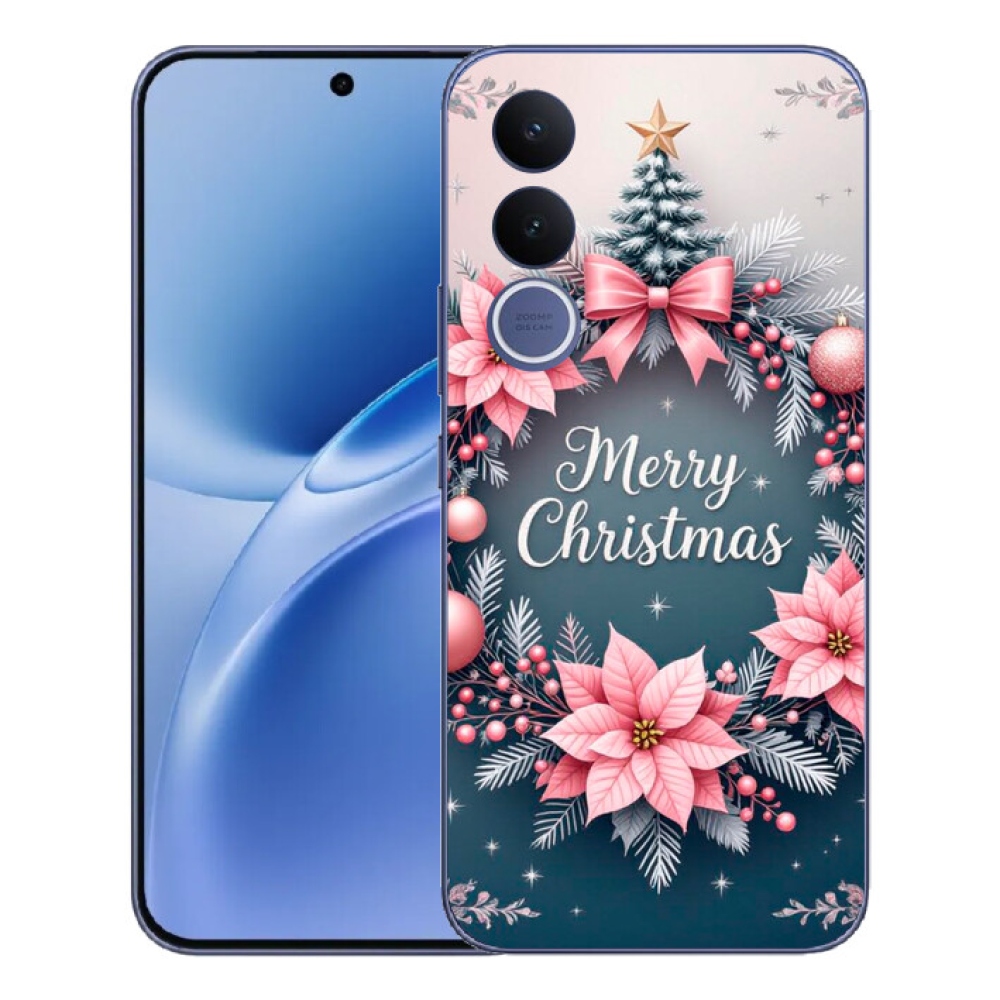Gelový kryt mmCase na Vivo V70 FE - merry christmas
