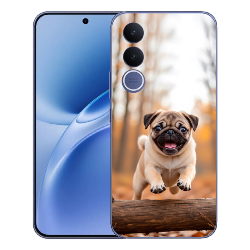 Gelový kryt mmCase na Vivo V70 FE - mops 2