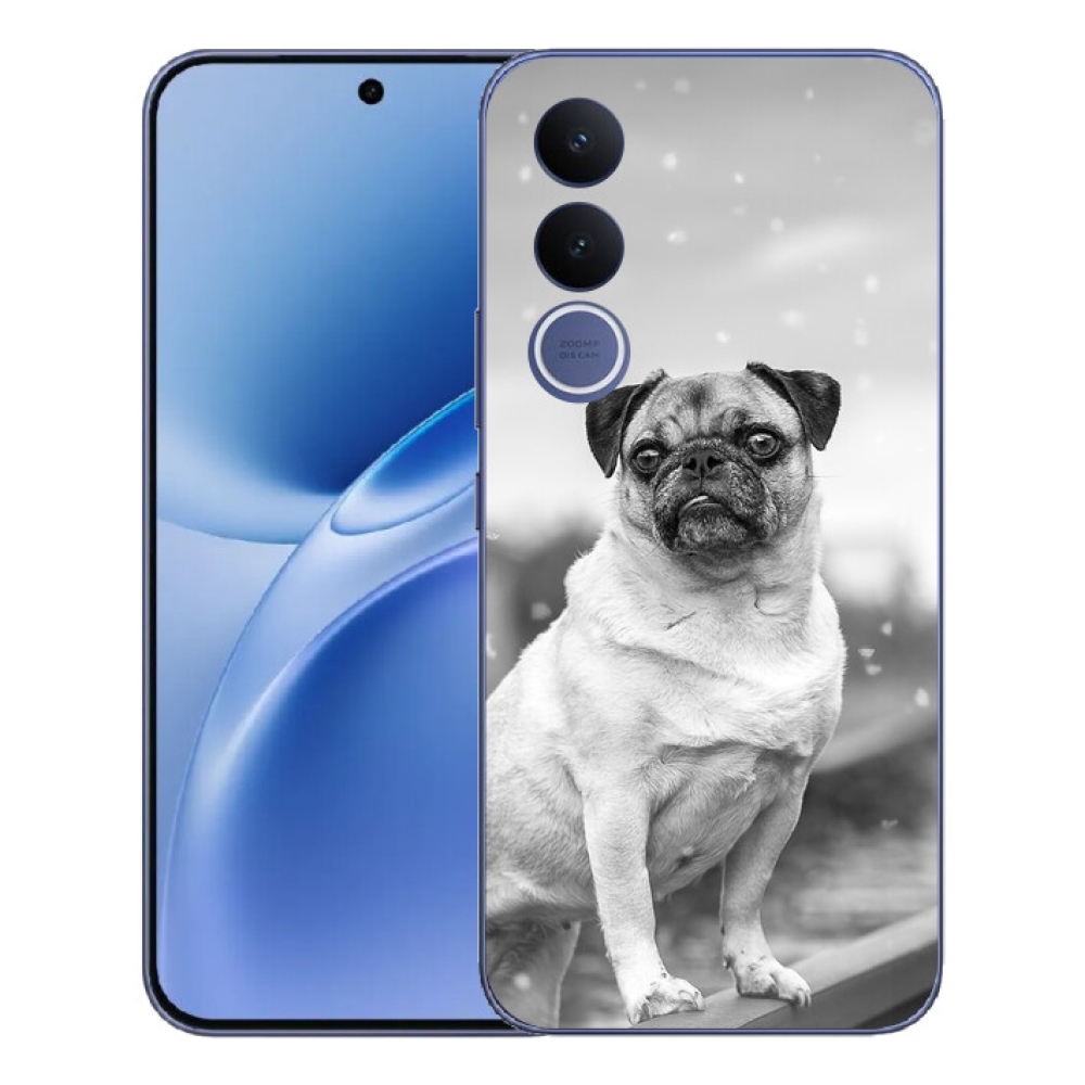 Gelový kryt mmCase na Vivo V70 FE - mops