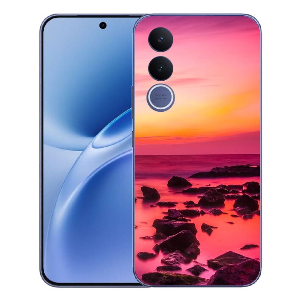 Gelový kryt mmCase na Vivo V70 FE - moře a záře