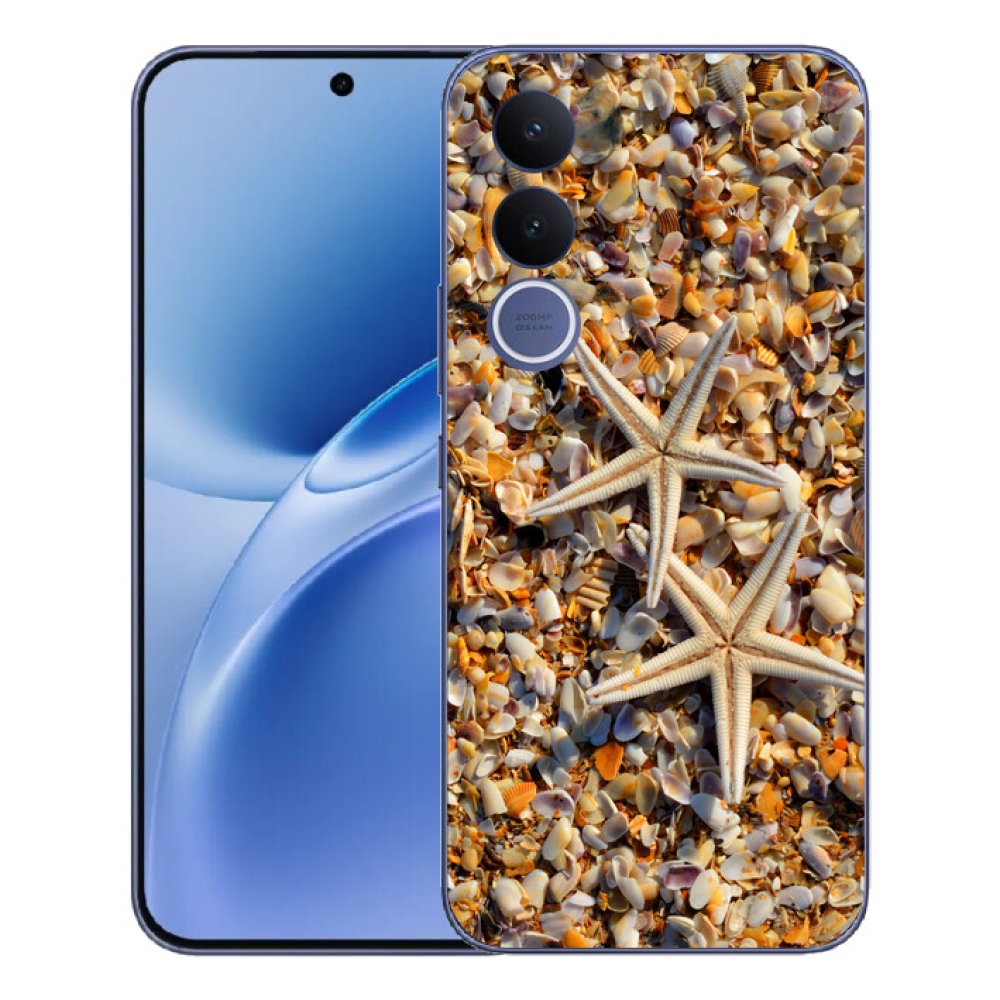Gelový kryt mmCase na Vivo V70 FE - mořské hvězdice
