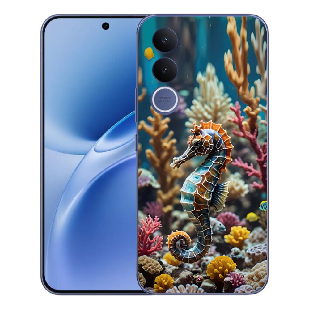 Gelový kryt mmCase na Vivo V70 FE - mořský koník 2
