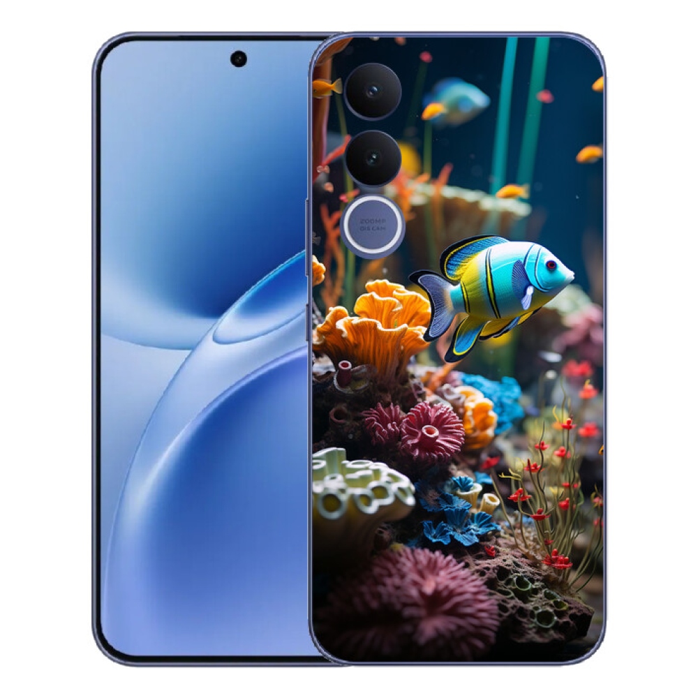 Gelový kryt mmCase na Vivo V70 FE - mořský svět 5