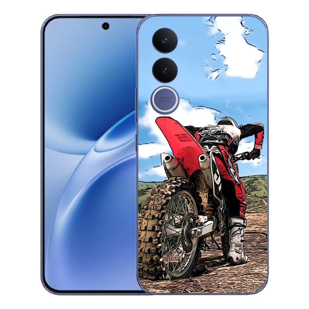 Gelový kryt mmCase na Vivo V70 FE - moto