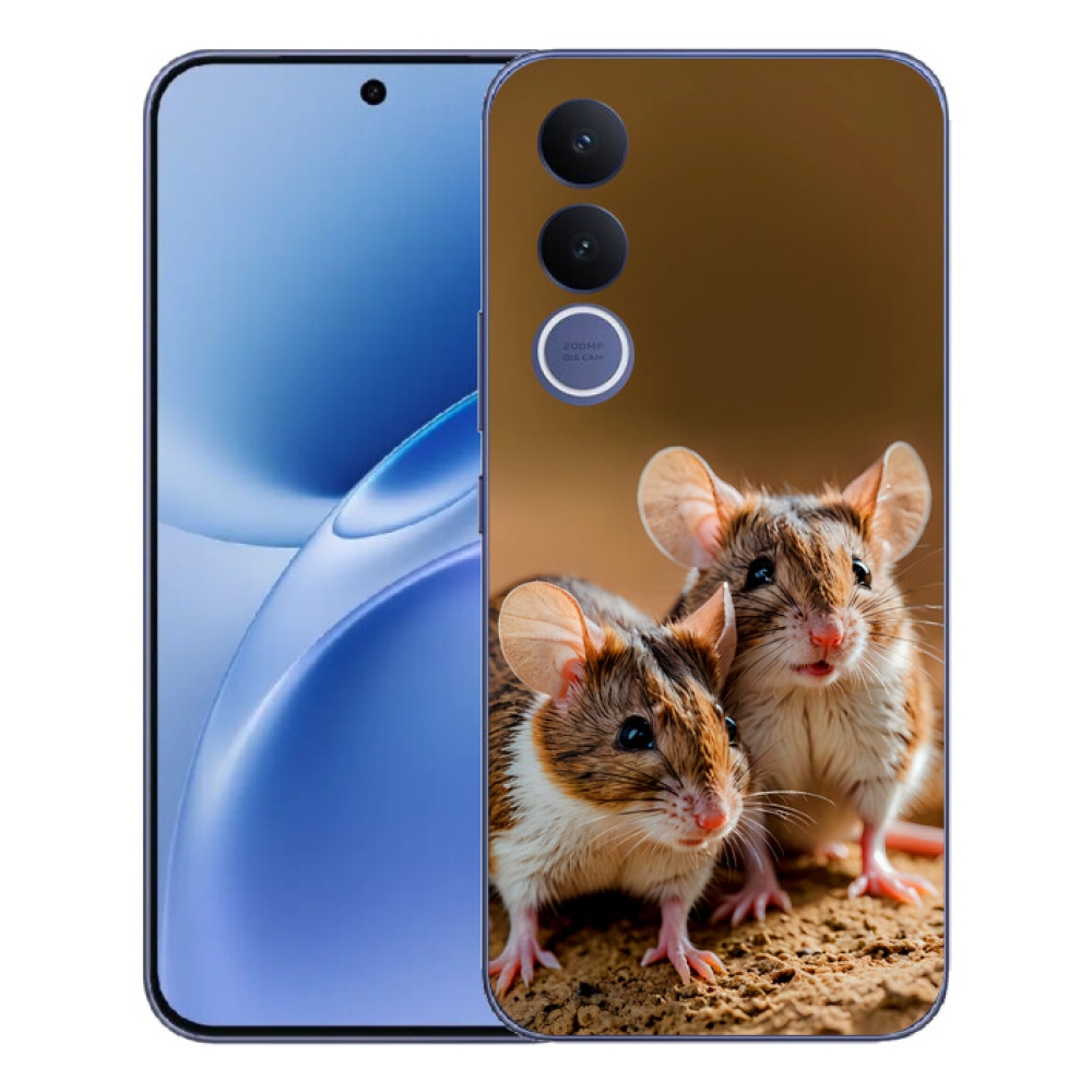 Gelový kryt mmCase na Vivo V70 FE - myší duo
